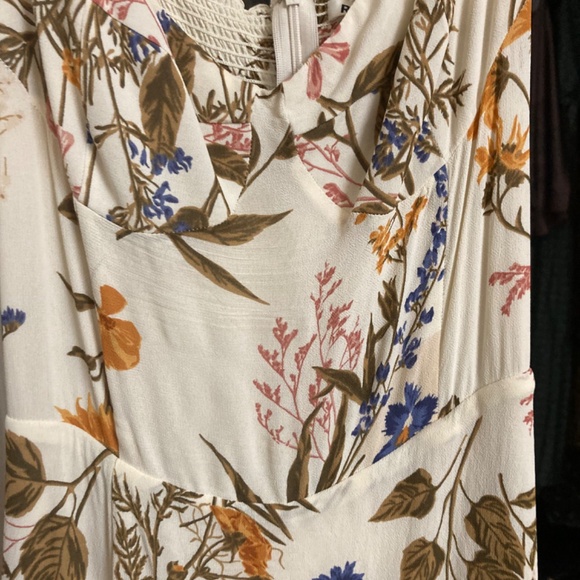 Reformation Floral White Dress - Picture 3 of 4